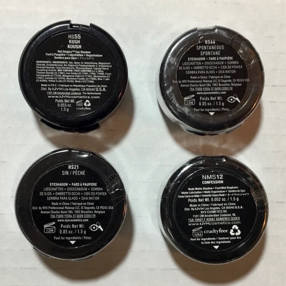 8 New NYX Eyeshadow Singles - Picture 6 of 7